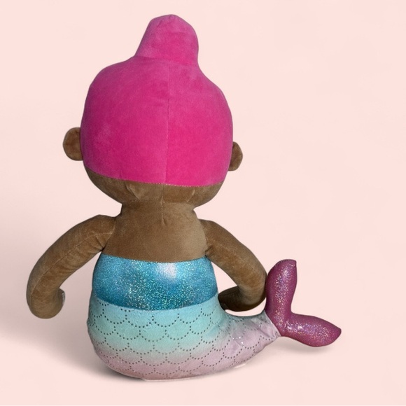 Pink and Blue Mermaid Plush Toy - Picture 3 of 3